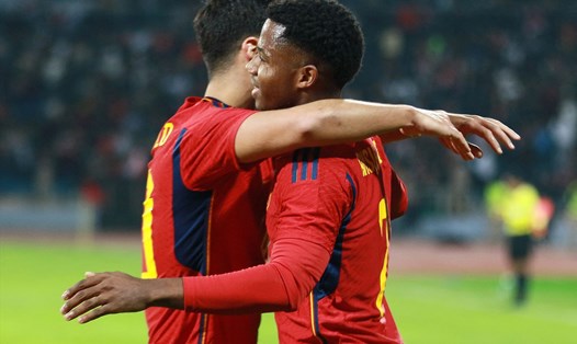 Một chiến thắng được dự báo cho tuyển Tây Ban Nha. Ảnh: AFP