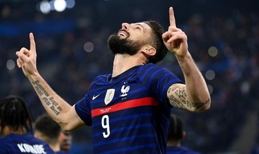Tuyển  Pháp may mắn khi sở hữu Giroud. Ảnh: AFP