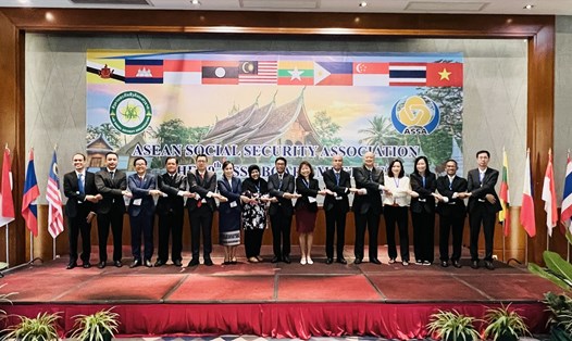 Hội nghị Ban Chấp hành Hiệp hội An sinh xã hội ASEAN lần thứ 39. Ảnh BHXH VN cung cấp.