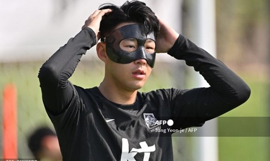Son Heung-min sẵn sàng thi đấu tại World Cup 2022. Ảnh: AFP