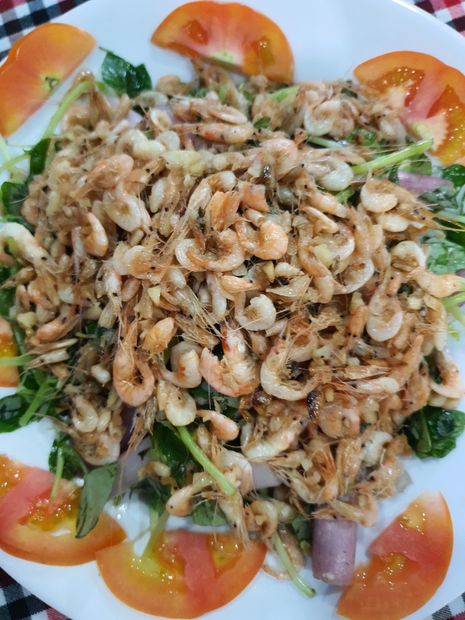 Tép trấu Bạc Liêu xào. Ảnh: Nhật Hồ