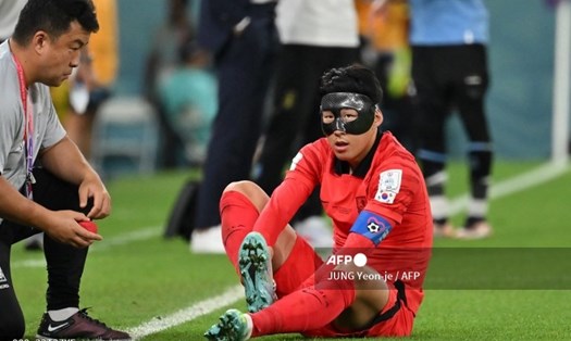 Son Heung-min và đồng đội có 1 điểm trước Uruguay. Ảnh: AFP