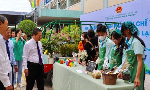 Ngày Hội bảo vệ môi trường của các cơ sở GDNN Đà Nẵng do Bộ Lao động - Thương binh và Xã hội tổ chức. Ảnh: Nguyễn Linh