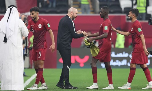 Qatar lập kỷ lục buồn ở trận ra quân World Cup 2022. Ảnh: AFP.