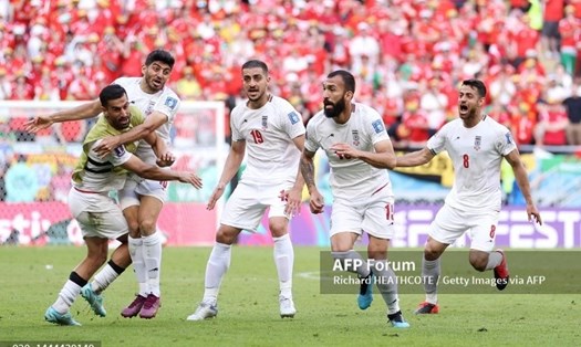Tuyển Iran giành chiến thắng thứ ba cho các đại diện Châu Á tại World Cup 2022. Ảnh: AFP