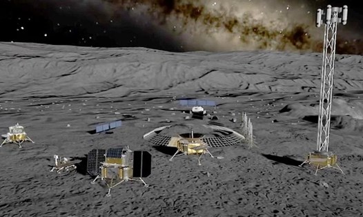 Trung Quốc muốn xây xong căn cứ trên Mặt trăng trong vòng 6 năm. Ảnh: ROSCOSMOS