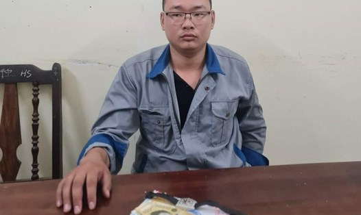 Đối tượng trộm cắp đồ vật và tiền của doanh nhân người Hàn Quốc. Ảnh: Công an tỉnh Phú Thọ