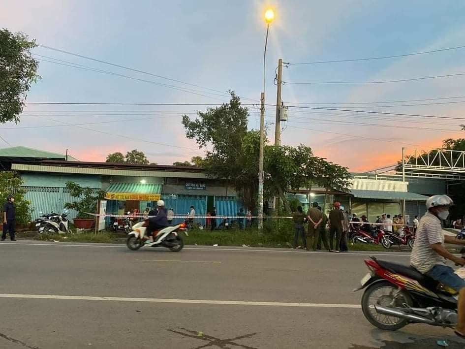Hiện trường nơi phát hiện nữ chủ quán cà phê tử vong. Ảnh: An Long