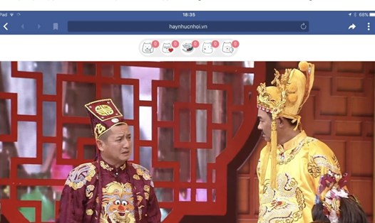 Trang Fanpage của Chí Trung đăng tải hình ảnh về “Táo Quân“. Ảnh chụp màn hình