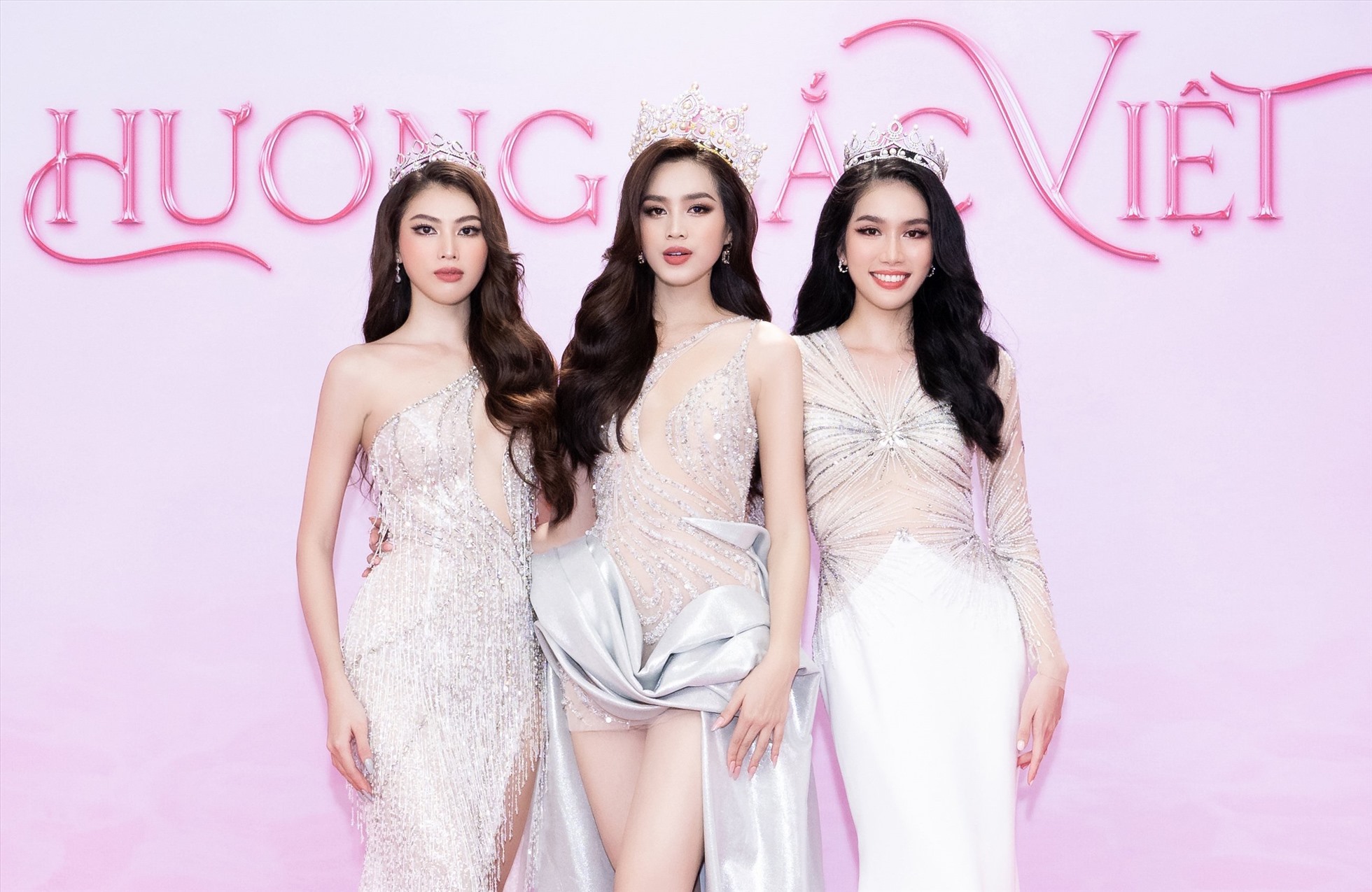 Top 3 Hoa hậu Việt Nam 2022. Ảnh: Hoa hậu Việt Nam.