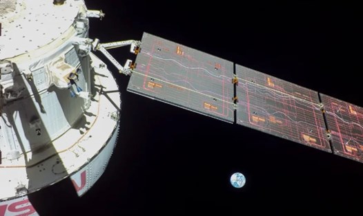Viên nang vũ trụ Orion đã phá kỷ lục người tiền nhiệm Apollo 13 để trở thành tàu vũ trụ chở người bay xa nhất hiện nay. Ảnh: NASA