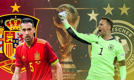 Tây Ban Nha vs Đức là cặp đấu đáng chú ý nhất tại vòng bảng World Cup 2022. Ảnh: Khelnow
