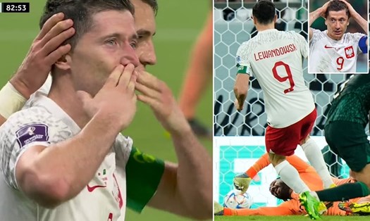 Bàn thắng mang lại cảm xúc vỡ òa của Lewandowski tại World Cup 2022. Ảnh: Instagram Anna Lewandowski