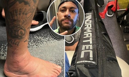 Neymar chia sẻ tình hình chấn thương trên nền tảng Instagram.  Ảnh: Instagram