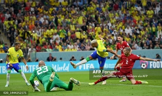 Thuỵ Sĩ khó cản Brazil vào lúc này. Ảnh: AFP