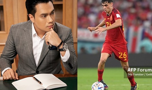 Việt Anh ấn tượng với cầu thủ Pedri và tuyển Tây Ban Nha. Ảnh: VFC/AFP