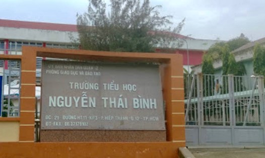 Trường Tiểu học Nguyễn Thái Bình, Quận 12, TPHCM. Ảnh: FB nhà trường