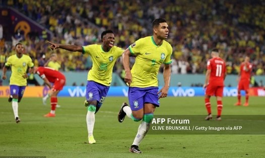 Brazil giành chiến thắng 1-0 trước Thụy Sĩ. Ảnh: AFP