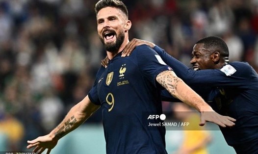 Tuyển Pháp hưởng lời từ Giroud. Ảnh: AFP