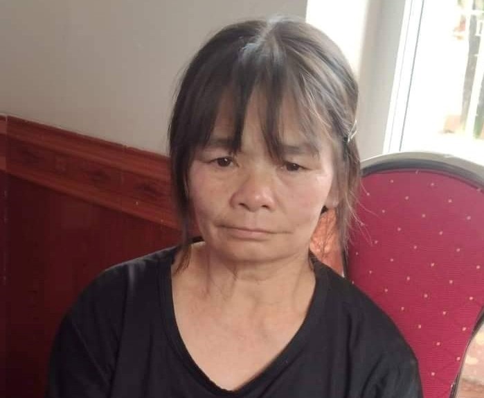 Bà Nguyễn Thị Lô hiện ở tại Trung tâm Công tác xã hội tỉnh Nghệ An. Ảnh: NA