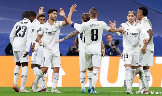 Real Madrid khép lại vòng bảng Champions League bằng chiến thắng tưng bừng. Ảnh: RMCF