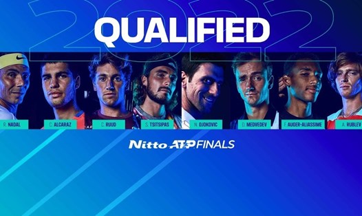 8 tay vợt nam tham dự ATP Finals năm nay. Ảnh: ATP