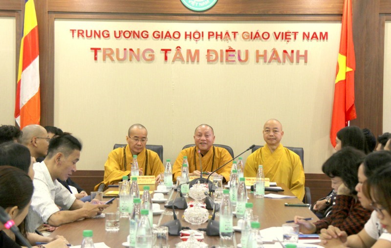 Giáo hội Phật giáo Việt Nam phát động cuộc thi viết "Đạo Phật trong trái tim tôi" vào ngày 2.11, tại Hà Nội. Ảnh: BTC