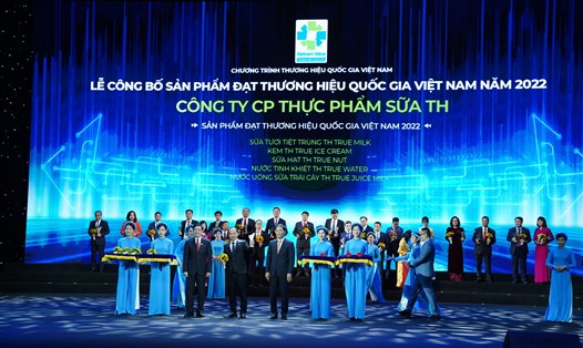 TH có 5 sản phẩm đạt Thương hiệu quốc gia Việt Nam 2022
