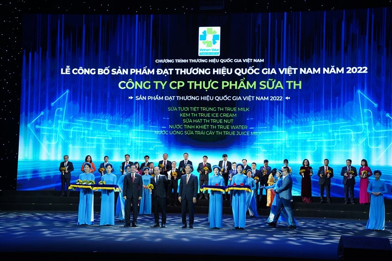 Thương hiệu quốc gia: Vinh danh 5 nhóm sản phẩm của Tập đoàn TH