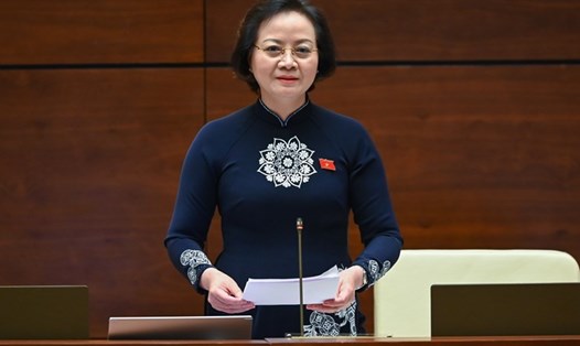 Bộ trưởng Bộ Nội vụ Phạm Thị Thanh Trà. Ảnh: PT