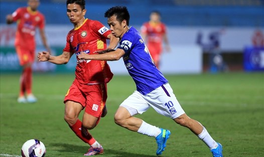 Câu lạc bộ Hà Nội quyết tâm giành chiến thắng trước Thanh Hoá. Ảnh: VPF