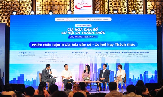Prudential Việt Nam tổ chức hội thảo chuyên đề Aging Summit 2022 với chủ đề “Già hóa dân số - Cơ hội và Thách thức cho thế hệ Millennials”. Ảnh: Dự án cung cấp