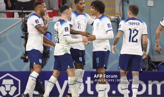 Tuyển Anh xếp đầu bảng B World Cup 2022 với 7 điểm sau 3 trận.  Ảnh: AFP