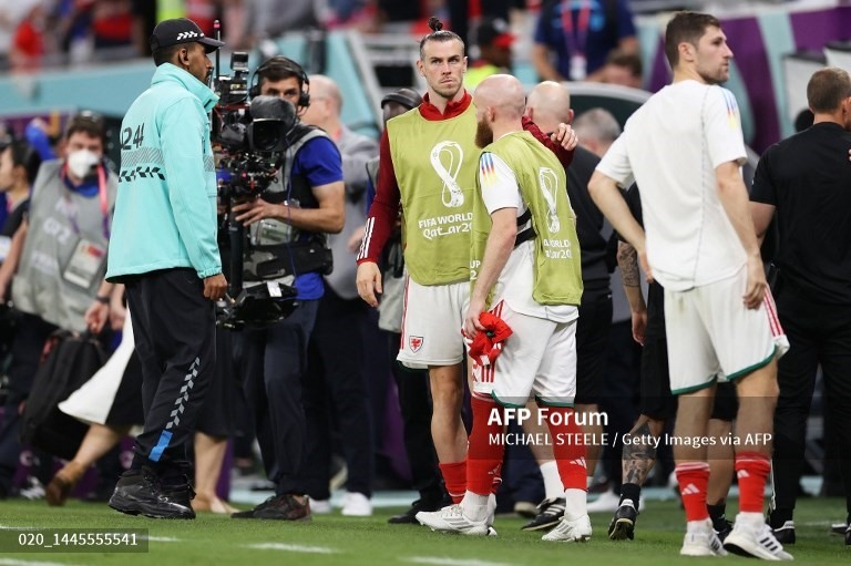 Gareth Bale có hành động không đẹp sau khi bị loại khỏi World Cup 2022