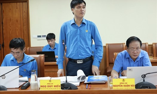 Phó Chủ tịch Ngọ Duy Hiểu phát biểu tại Hội nghị. Ảnh: Hải Nguyễn