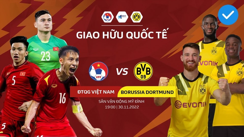 Link xem trực tiếp trận Việt Nam vs Dortmund