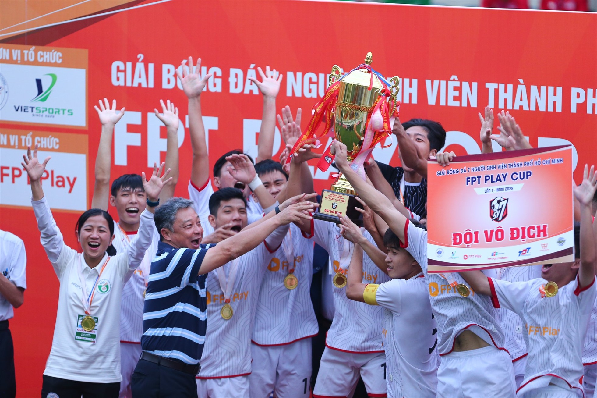 Xác định đội vô địch Giải bóng đá 7 người sinh viên TPHCM 2022