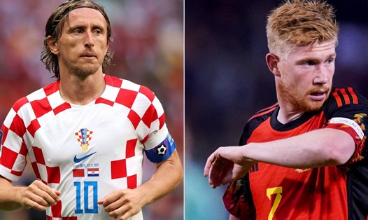 Croatia vs Bỉ đối đầu nhau tại lượt trận cuối cùng bảng F World Cup 2022. Ảnh: AFP