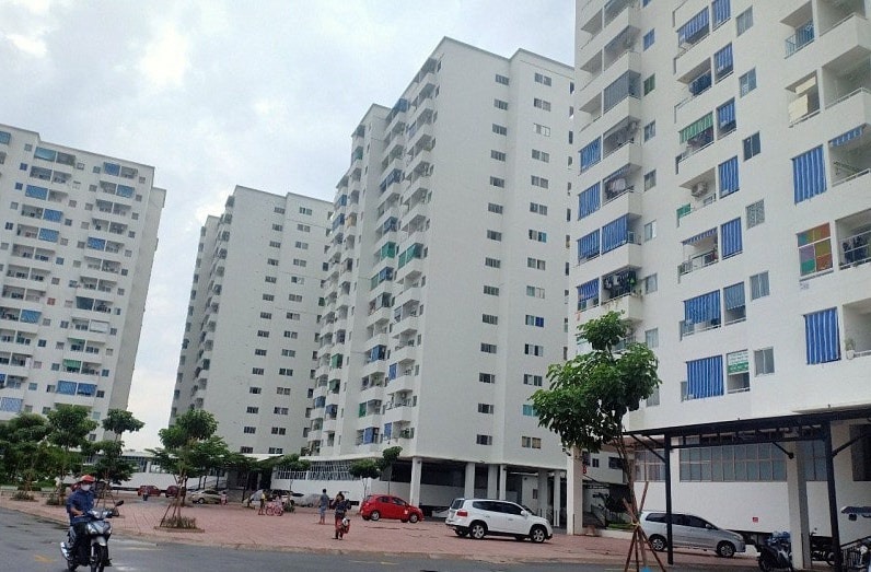 Nguồn cung hiếm, giá nhà ở xã hội vượt tầm với của nhiều công nhân, người lao động. Ảnh: Trần Vương