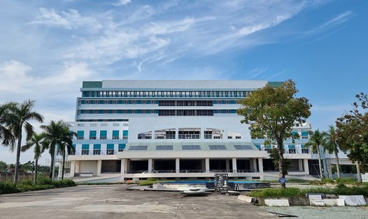 Dự án Bệnh viện Hữu nghị đa khoa Nghệ An - Khu B có tổng mức đầu tư hơn 1.300 tỉ đồng. Ảnh: QĐ