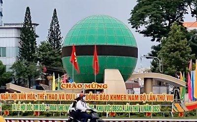 Ngày hội Văn hóa, Thể thao và Du lịch đồng bào Khmer Nam bộ lần thứ VIII. Ảnh: Văn Sỹ