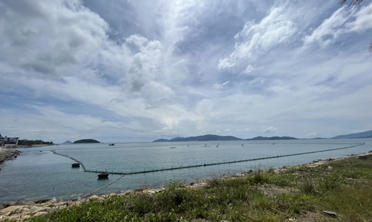 BQL Vịnh Nha Trang yêu cầu tháo dỡ việc giăng phao trên mặt biển trái quy định.