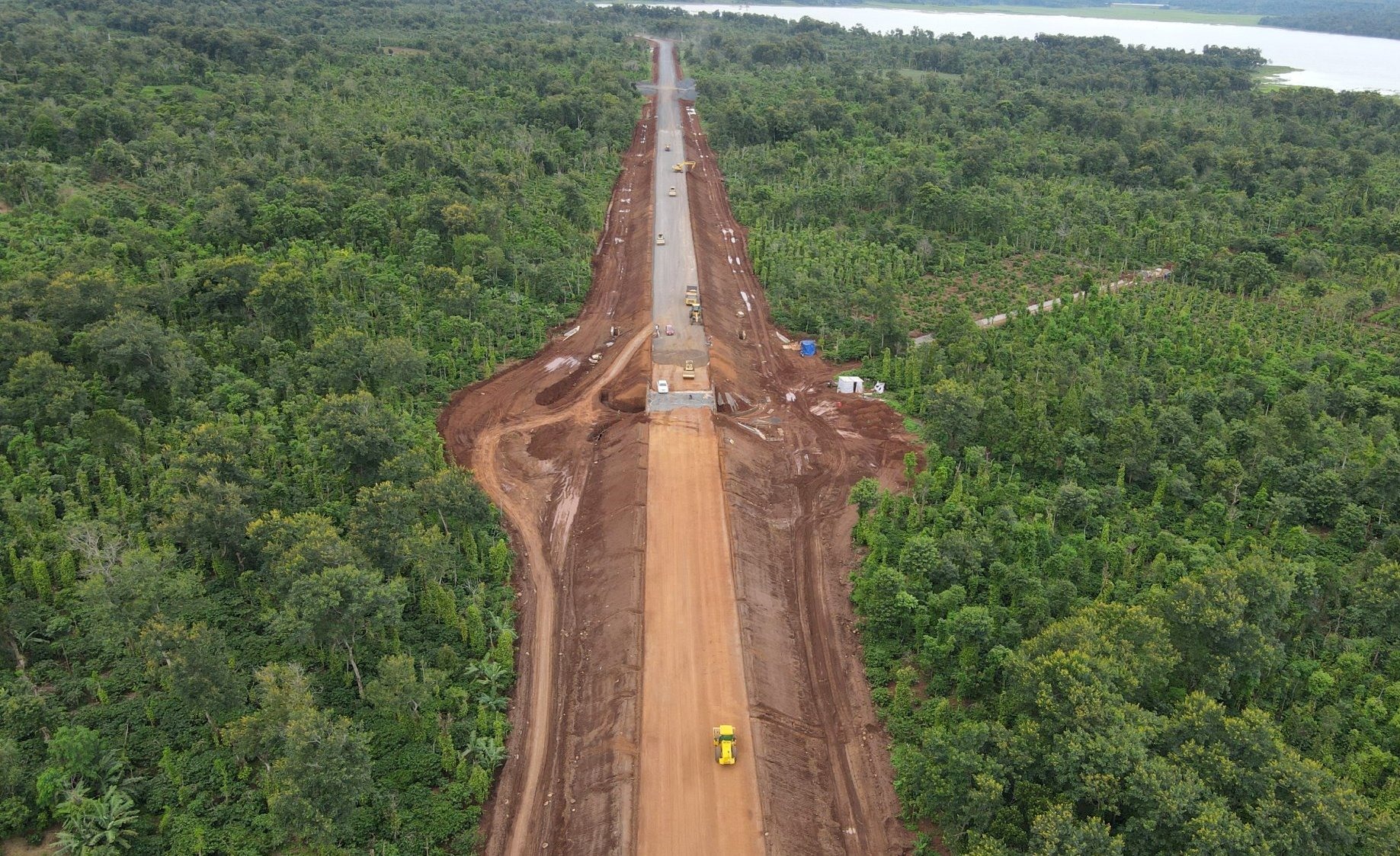 Một dự án đầu tư công trên địa bàn tỉnh Đắk Lắk. Ảnh: Thơ Trịnh