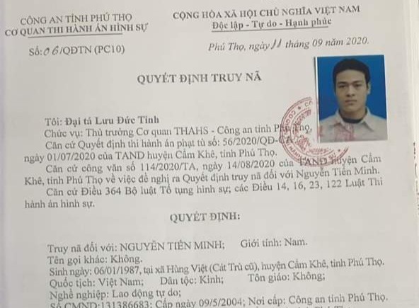 Công an huyện ở Phú Thọ vào Phú Quốc bắt đối tượng truy nã
