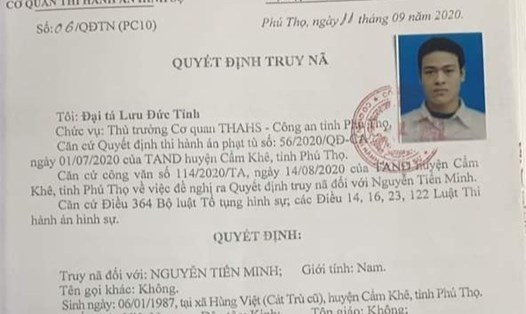 Đối tượng truy nã Nguyễn Tiến Minh bị bắt giữ khi đang lẩn trốn tại Phú Quốc. Ảnh: CA H. Cẩm Khê.