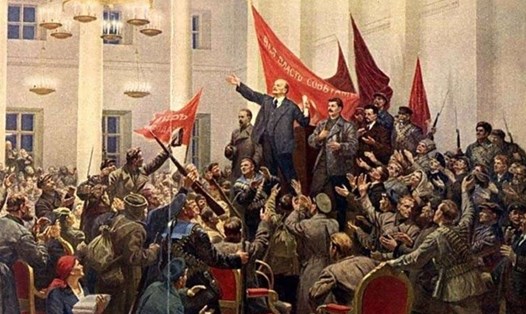 Cách mạng tháng Mười Nga. Ảnh tư liệu.