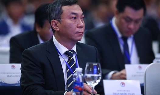 Ông Trần Quốc Tuấn - Tân Chủ tịch Liên đoàn bóng đá Việt Nam khoá 9 (2022-2026). Ảnh: MC