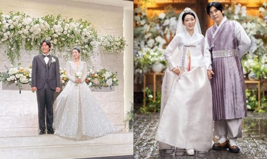 Choi Sung Kook và hôn thê kém 24 tuổi đã làm đám cưới ngày 5.11. Ảnh chụp màn hình