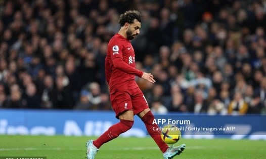 Mohamed Salah luôn biết cách tỏa sáng trong những trận đấu lớn.  Ảnh: AFP