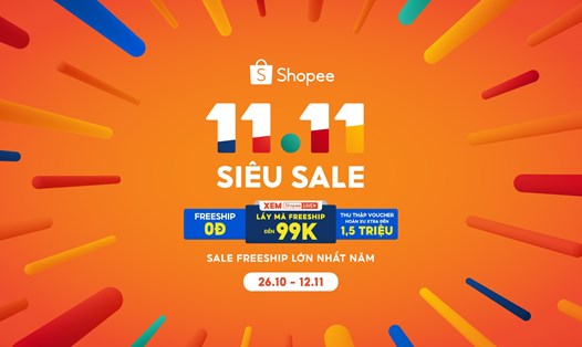 Shopee khởi động 11.11 Siêu Sale, gia tăng trải nghiệm mua sắm và giải trí với nhiều ưu đãi thiết thực